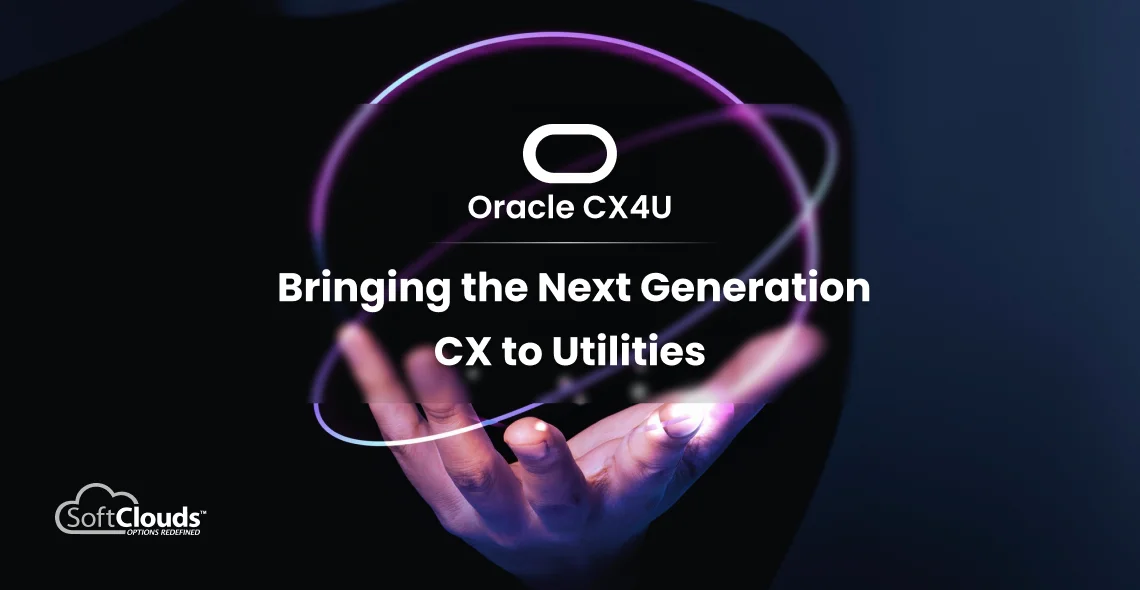 Oracle CX4U - Bringing the Next Generation CX to Utilities